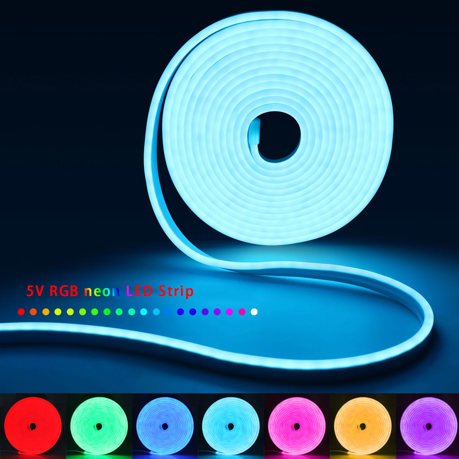 1-5m rgb led neon luz de tira  - Lighting Decoration Ideas avaliação e preço
