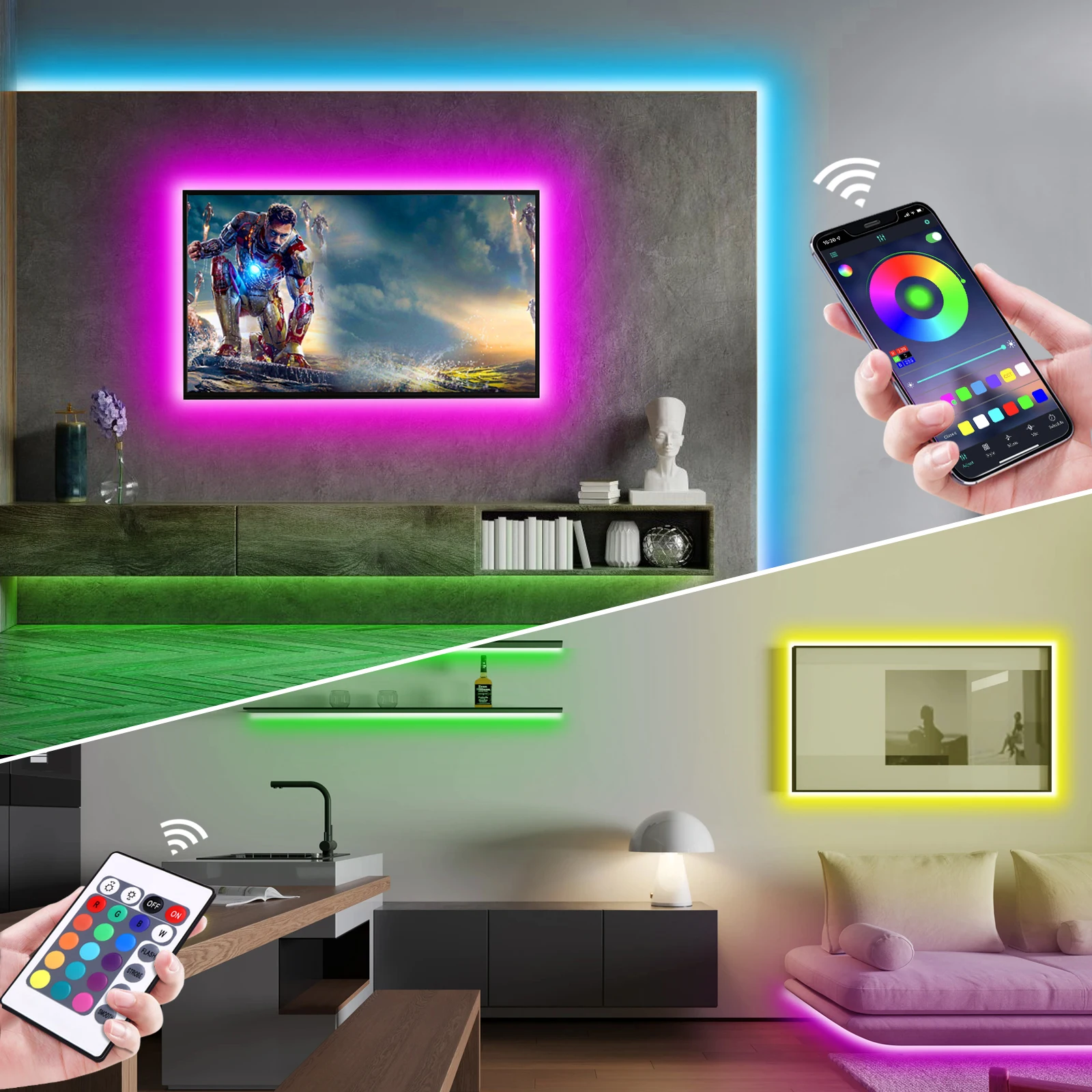 1-5m rgb led neon luz de tira  - Lighting Decoration Ideas avaliação e preço